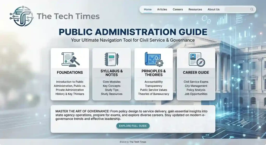 The Tech Times: Public Administration Guide